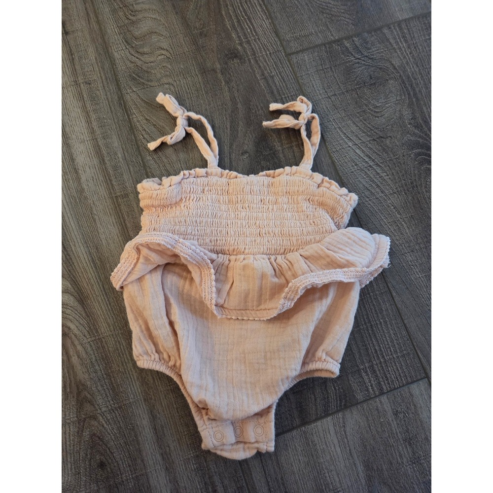 Cloud island baby girl romper 0-3 mos